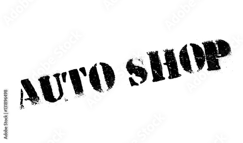 Auto Shop rubber stamp