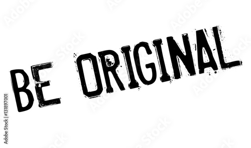 Be Original rubber stamp