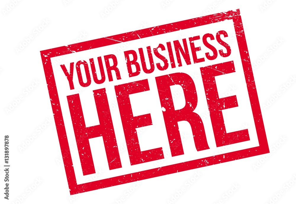 Your Business Here rubber stamp Your Business Here rubber stamp