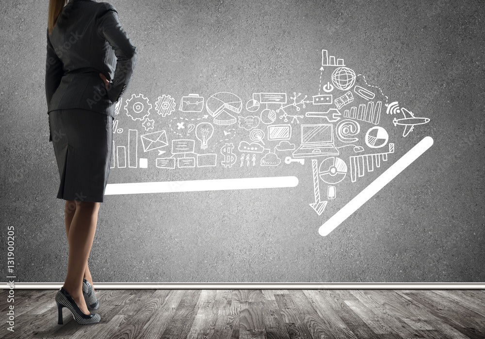 Business growth and progress concept Business growth and progress concept