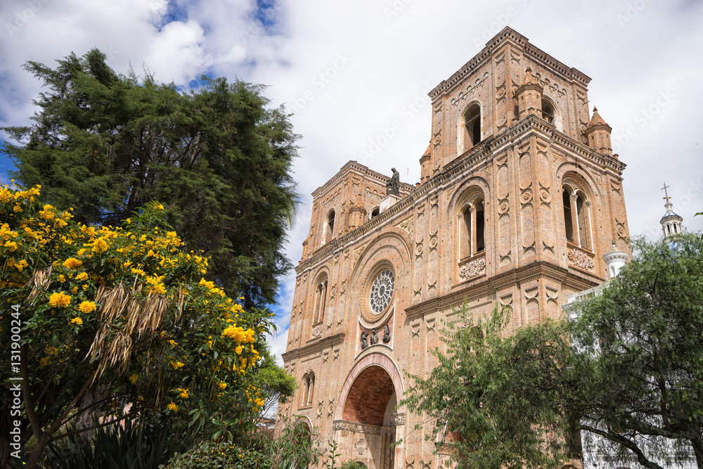 cathedral in Cuenca Ecuador