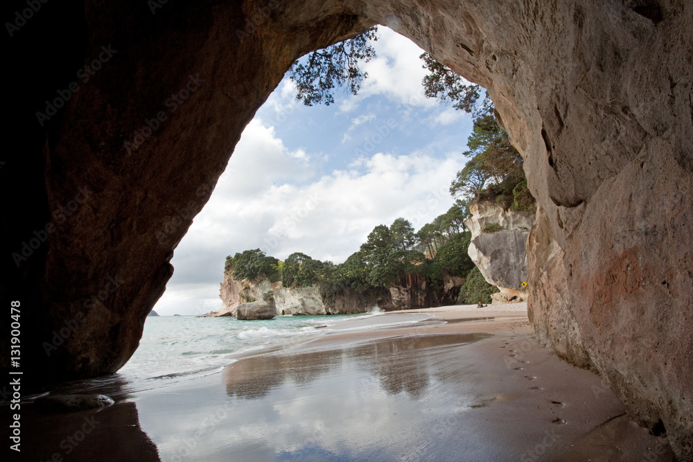 Cathedral cave, Coromandel forest park, New Zealand