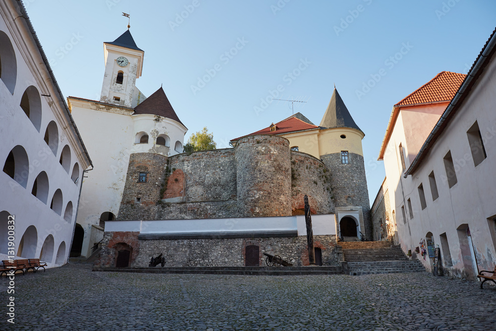 Old Castle Palanok in Mukachevo. Ukraine. Transcarpathia