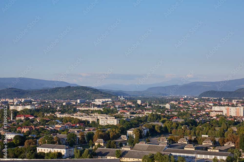 Mukachevo landscape. Zakarpatska Oblast