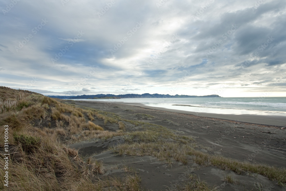 Kawhia beach, New Zealand