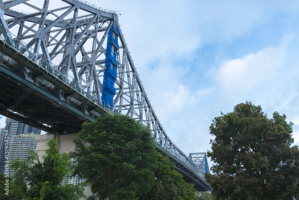 Fototapeta premium The iconic Story Bridge in Brisbane, Queensland, Australia