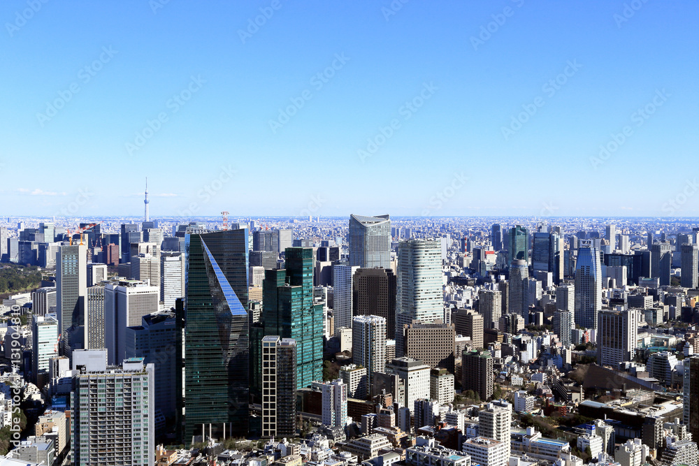 Obraz premium 東京・都市風景