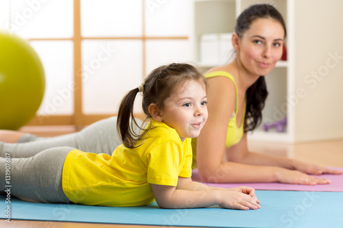 Healthy life. Family - moth...