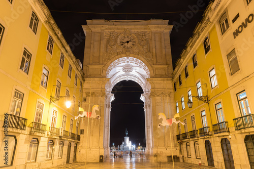 Triumphal Arch along Augusta Street - Lisbon