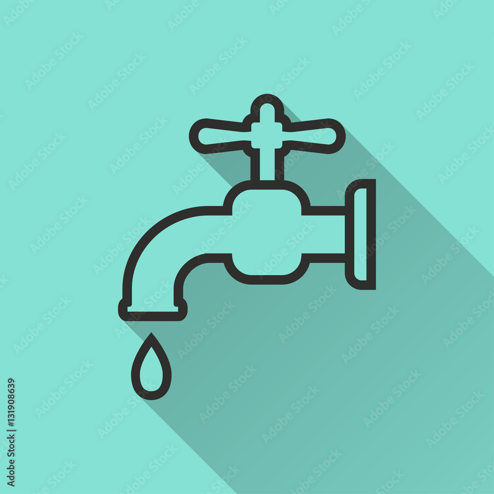 Faucet - vector icon. Faucet - vector icon.