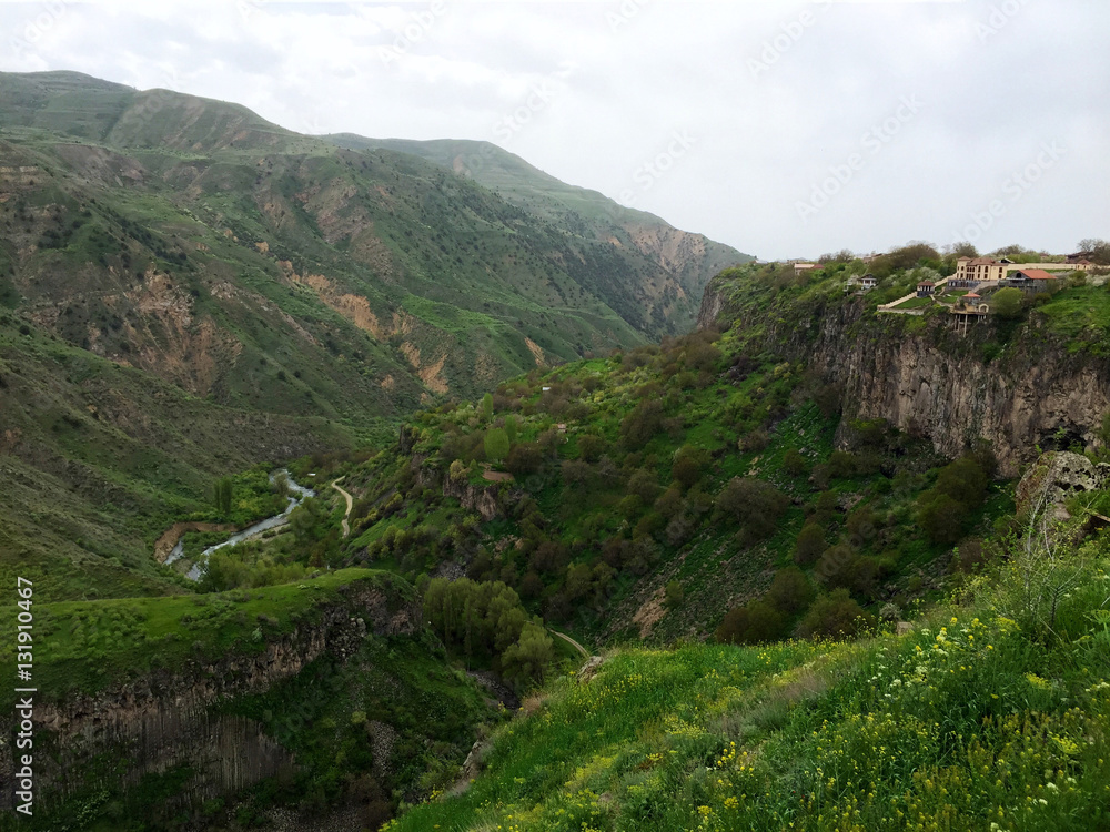 A residence in Armenian mountains A residence in Armenian mountains