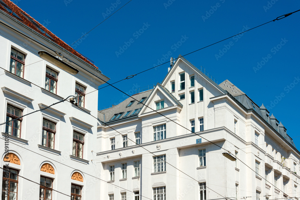 Viennese Classical style building, Austria, Europe Viennese Classical style building, Austria, Europe