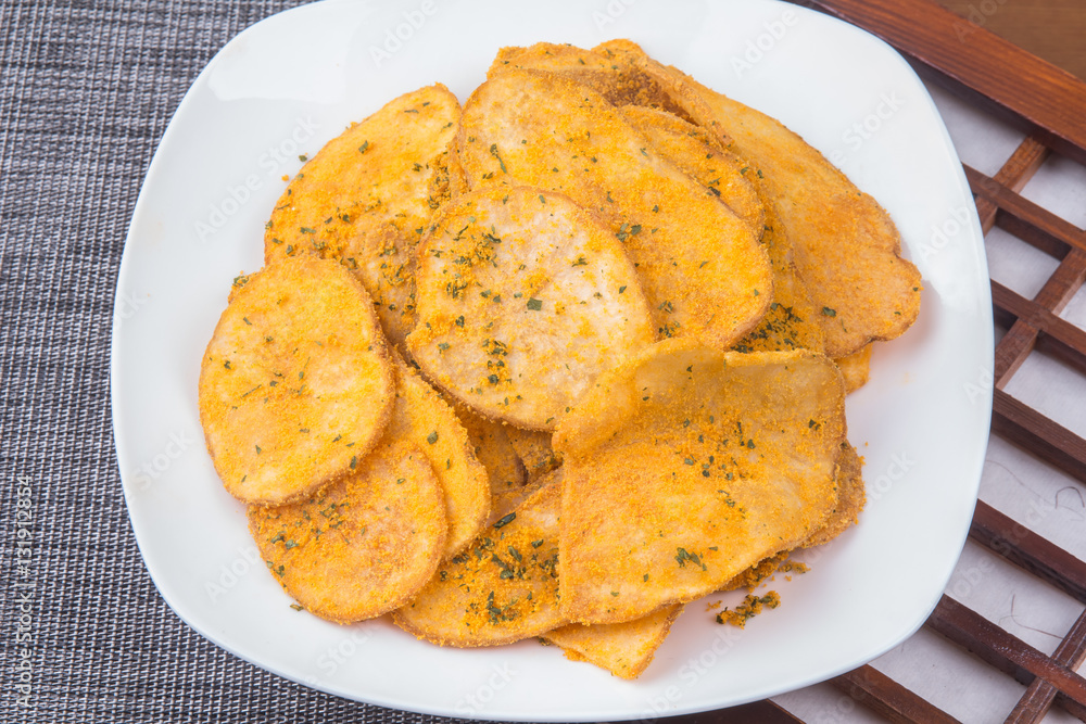 potato chips - korea style potato chips - korea style