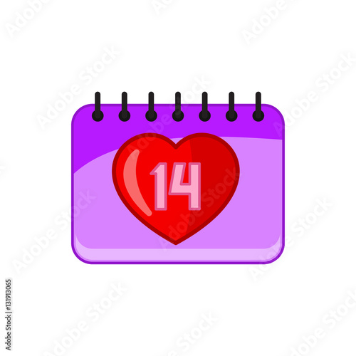 14 date icon illustration