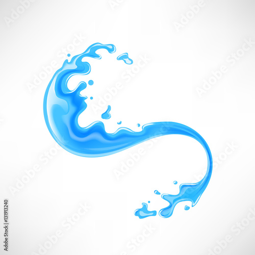 splash water