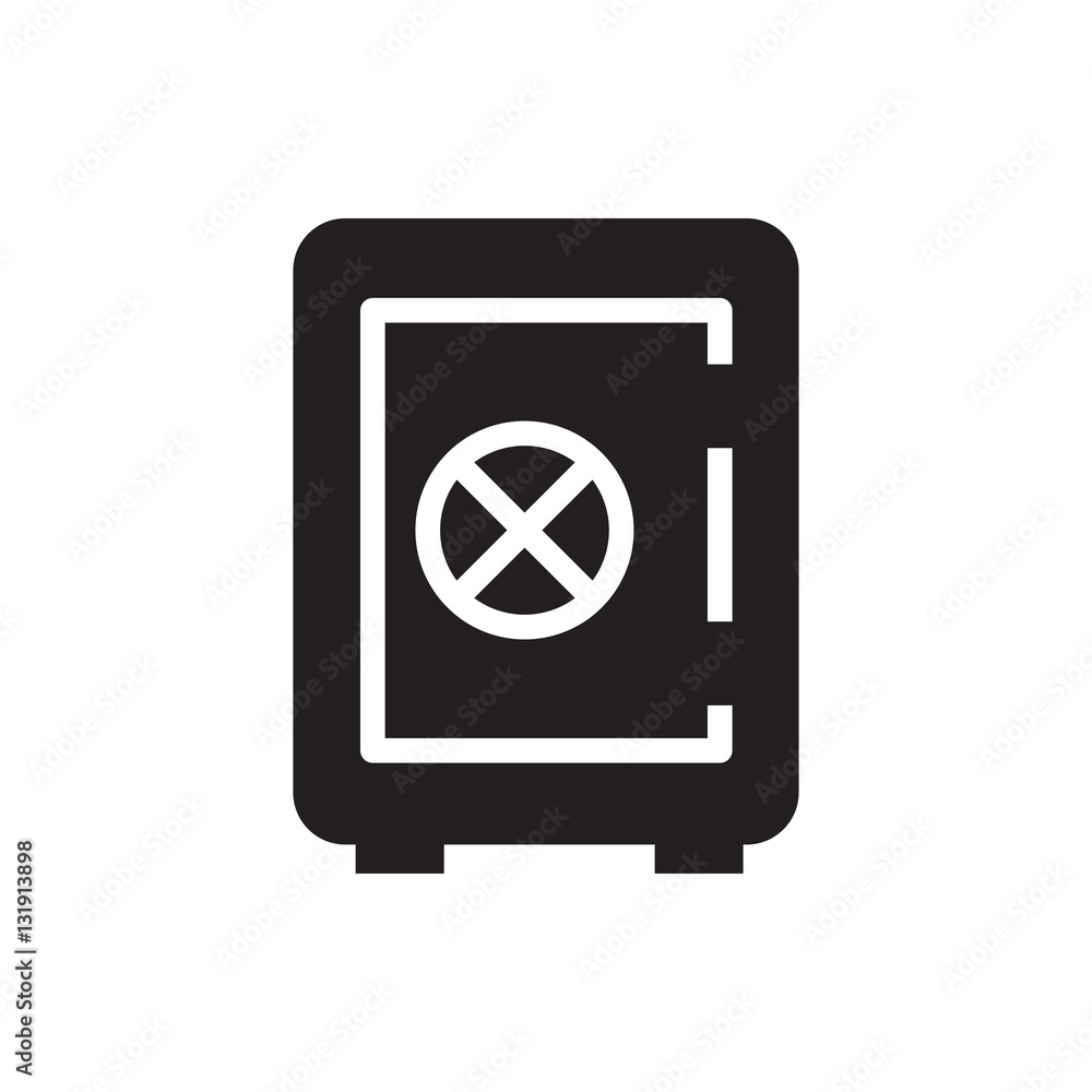 Safe icon illustration