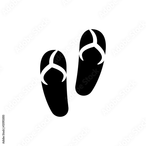 flip flops icon illustration