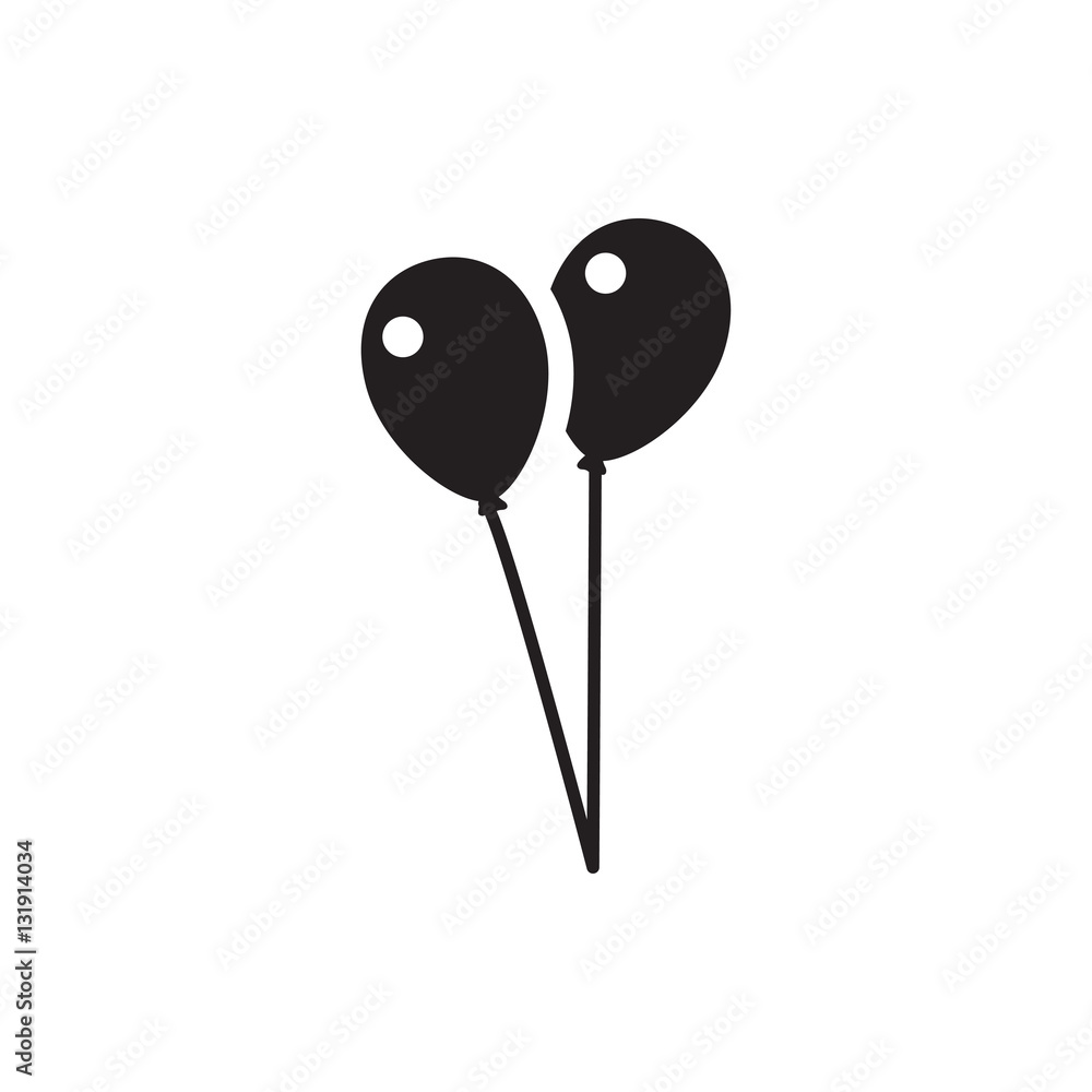 balloon icon illustration balloon icon illustration