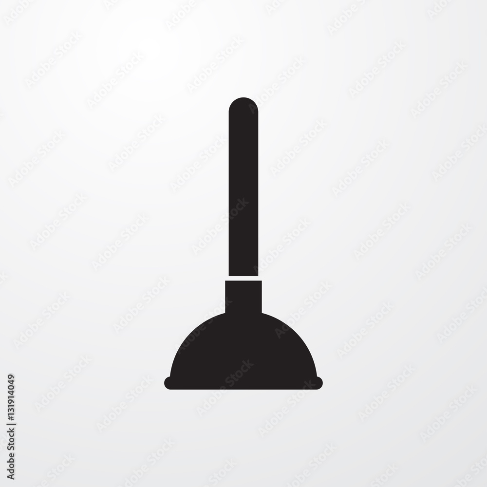 plunger icon illustration plunger icon illustration