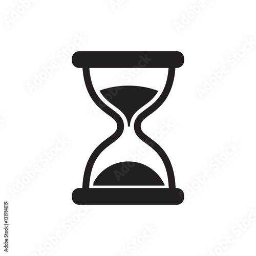 hourglass icon illustration