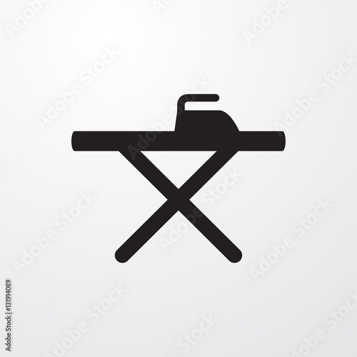 ironing table icon illustration