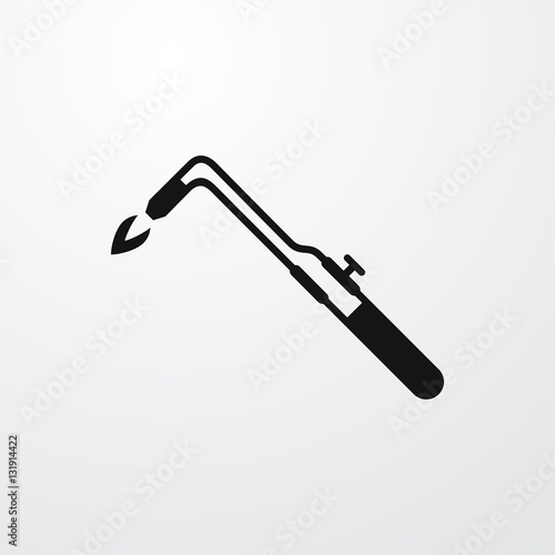 blowtorch  icon illustration