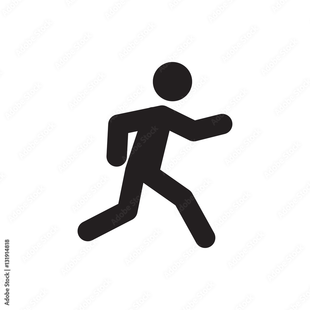 running icon illustration running icon illustration