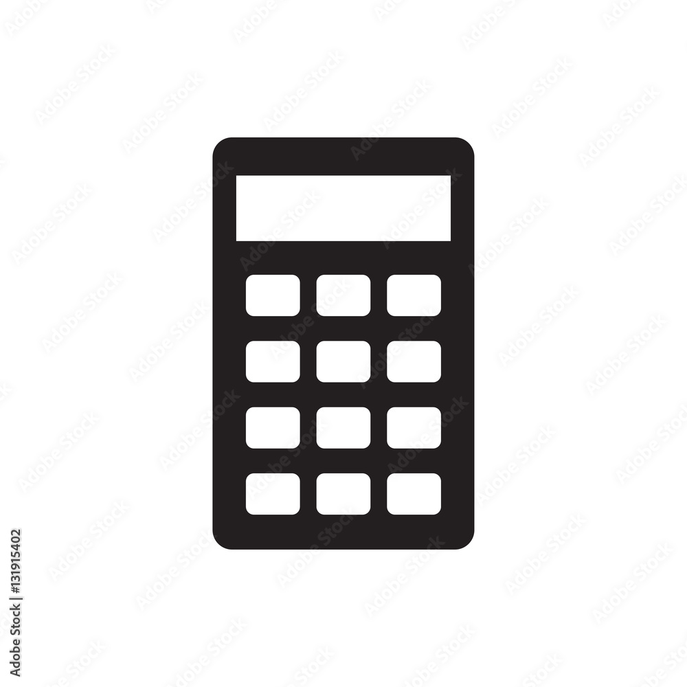 calculator icon illustration calculator icon illustration