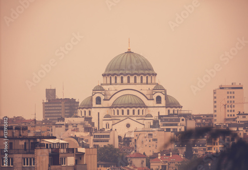 The church of Saint Sava, Belgrade, Serbia.
