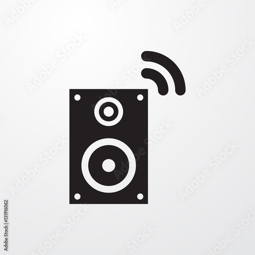 music loudspeaker icon vector