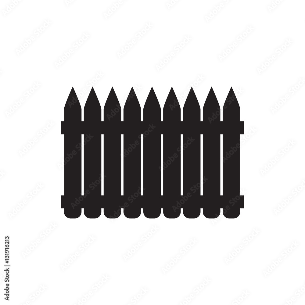 fence icon illustration fence icon illustration