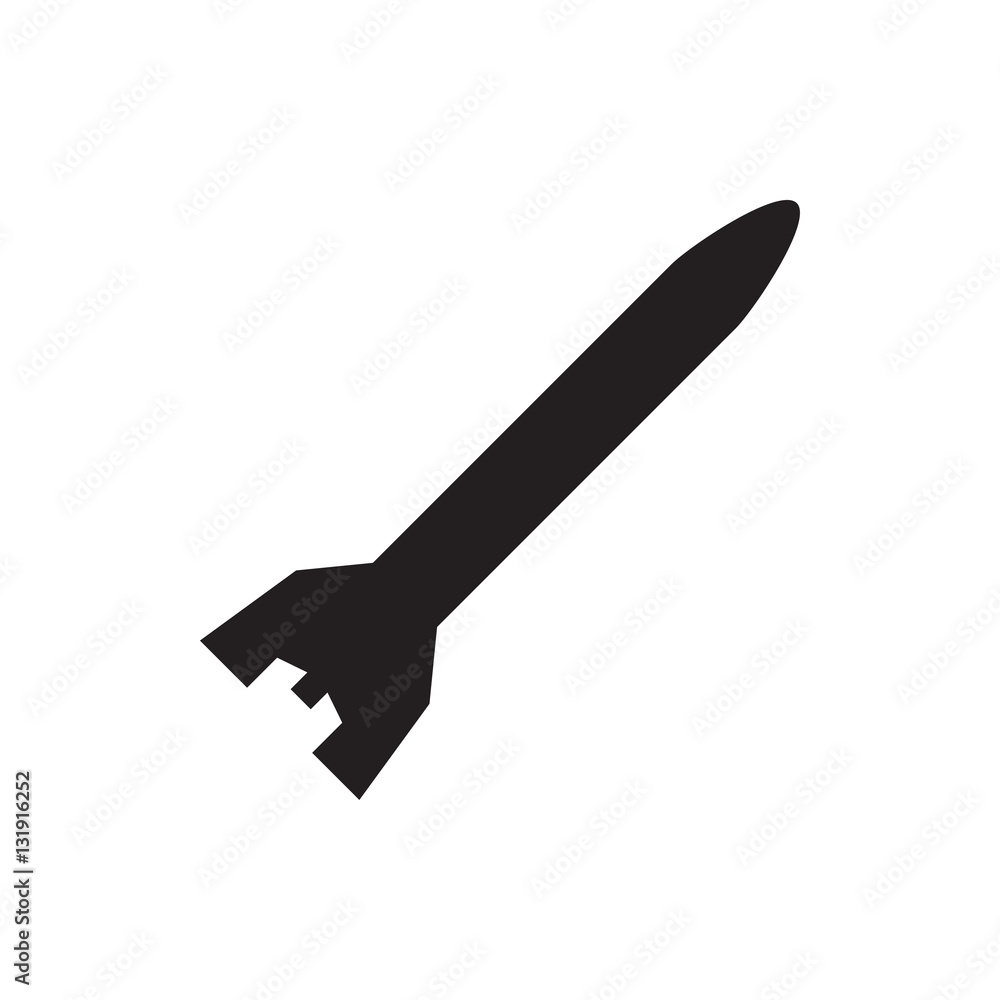 rocket bomb icon illustration rocket bomb icon illustration
