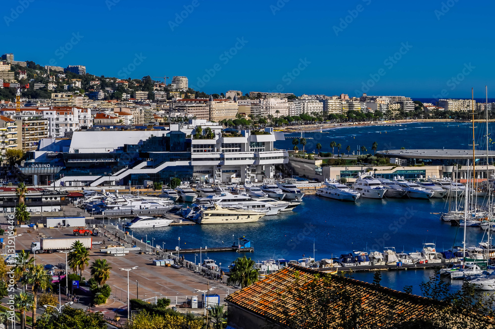 Baie de Cannes, France.