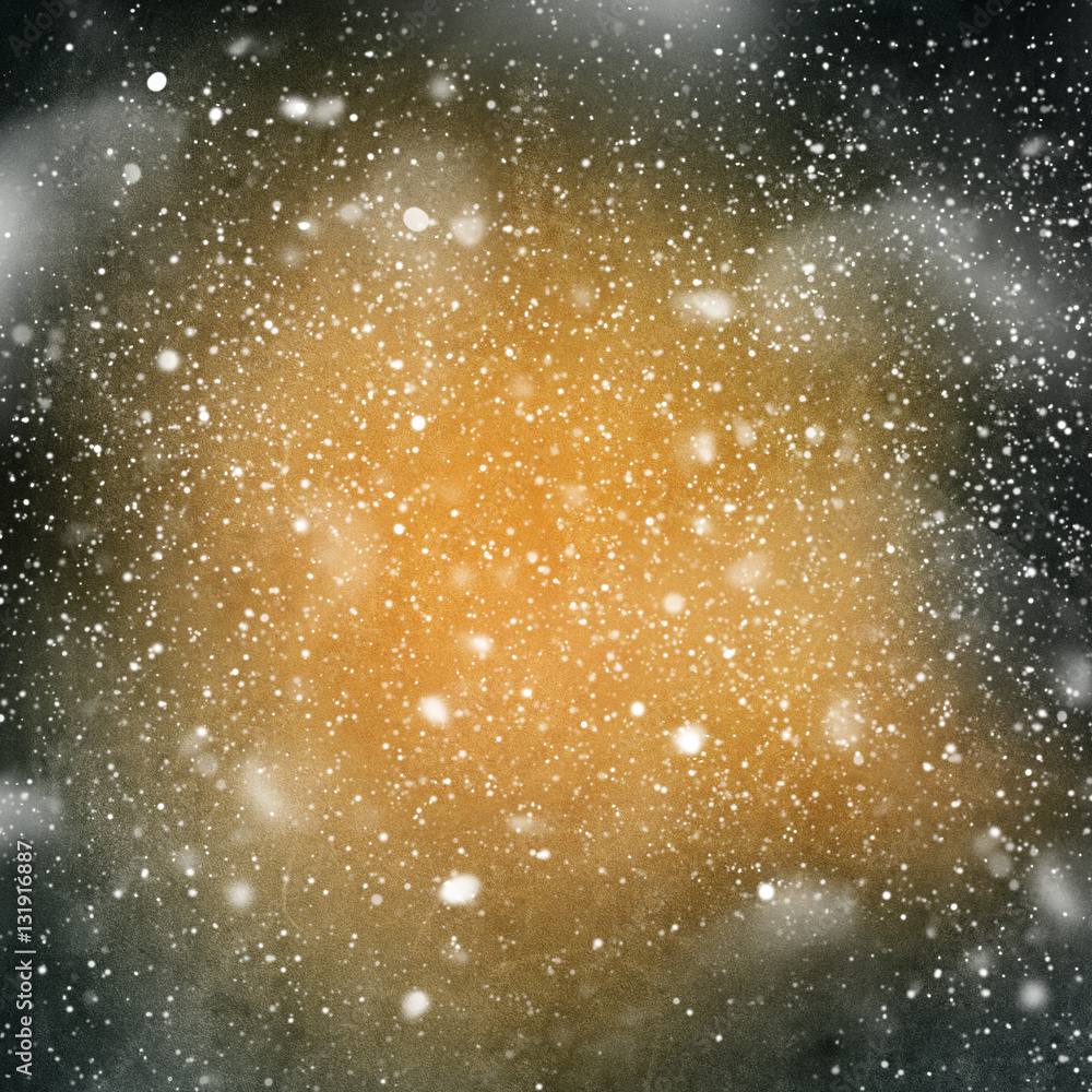 Christmas New Year Background Snowfall Square Christmas New Year Background Snowfall Square