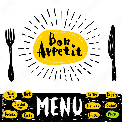 Logo menu set