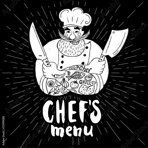 Chif logo menu set