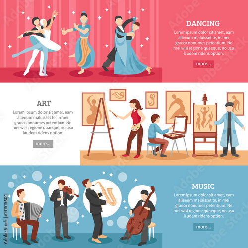  Artist People Banners Set 