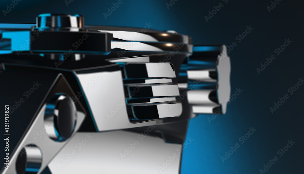 Fototapeta premium Smart watch on various material and background, 3d render