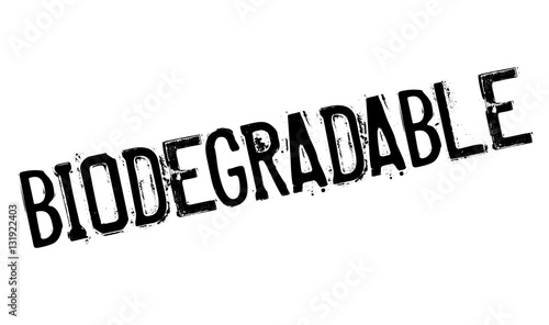 Biodegradable rubber stamp