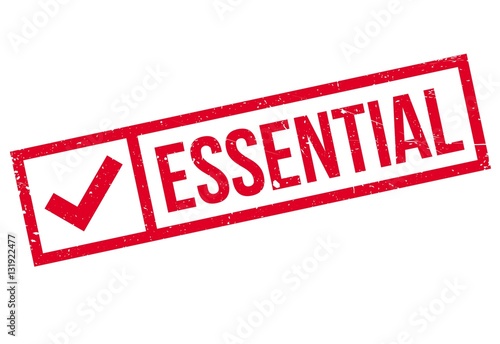 Essential rubber stamp