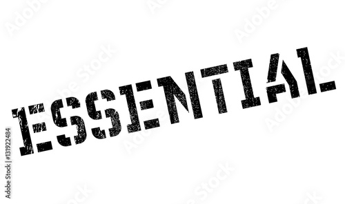 Essential rubber stamp