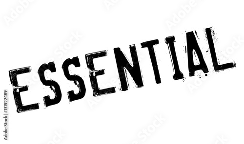 Essential rubber stamp