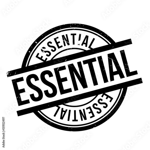 Essential rubber stamp