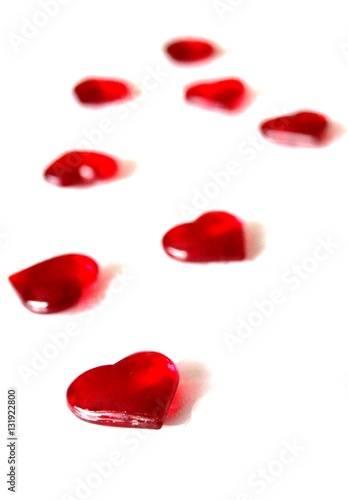 Wallpaper Mural rote Glasherzen Torontodigital.ca