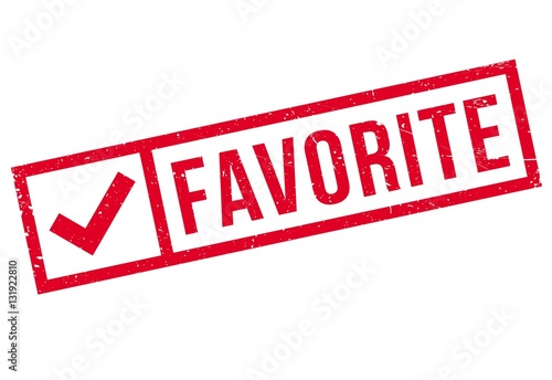 Favorite rubber stamp