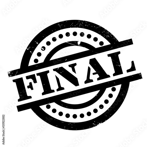 Final rubber stamp