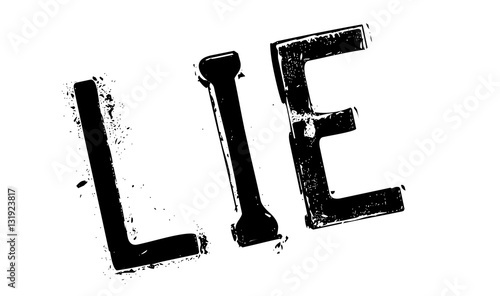 Lie rubber stamp