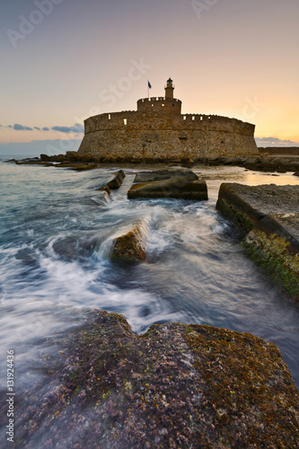 Fort of St. Nicholas in town of Rhodes.