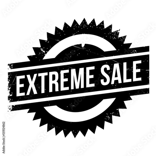 Extreme Sale stamp. Grunge design with dust scratches. Effects can be easily removed for a clean, crisp look. Color is easily changed.