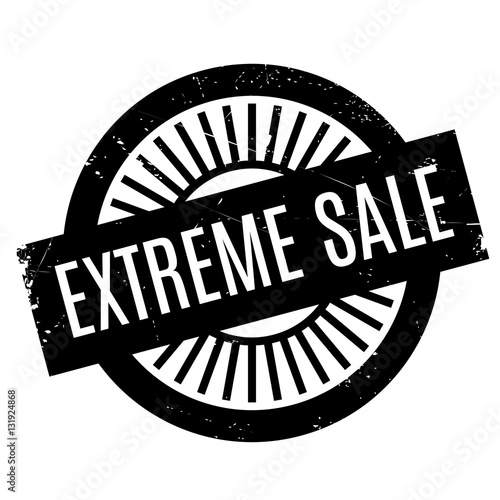 Extreme Sale stamp. Grunge design with dust scratches. Effects can be easily removed for a clean, crisp look. Color is easily changed.